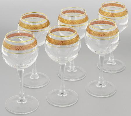 Набор 6 рюмок "Эдем" с рис. "Махараджа" EL52-1801K