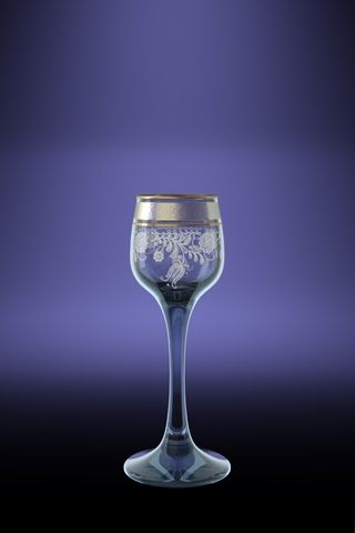 Набор 6 рюмок "Изабелла" с рис. "Нежность" TL34-4164