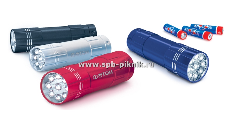 Фонарь 9 диодов 2016-567 060424