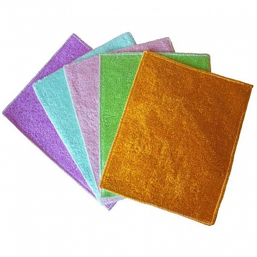 Салфетка бамбук 18*23см цветная 35221-12