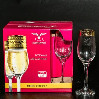 Набор 6 бокалов с рис. "Нежность" TAV34-160