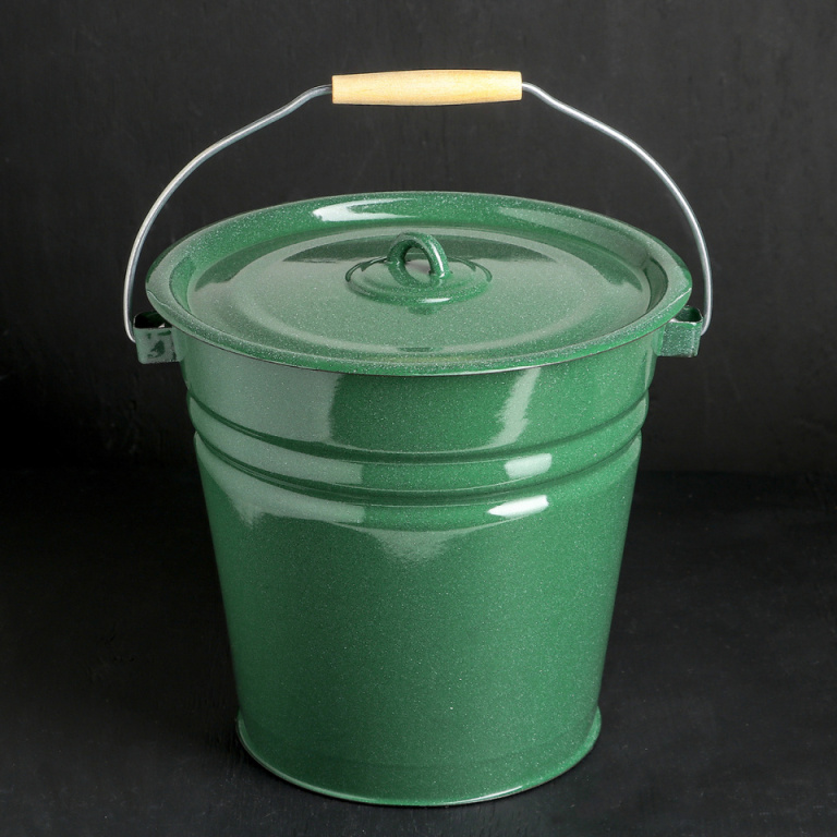 Ведро 12,0л зел/ряб/серо-голуб С41224.зСГ