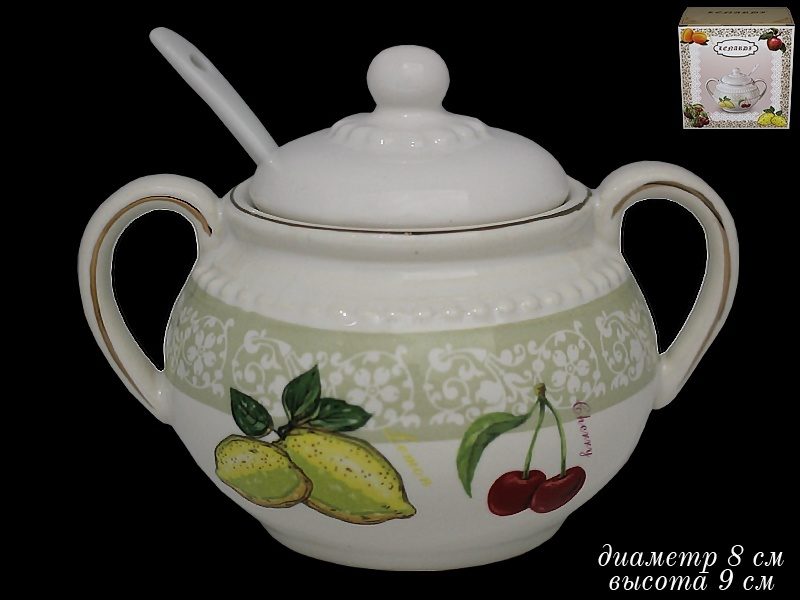 Сахарница "Фрукты" 250мл  105-557