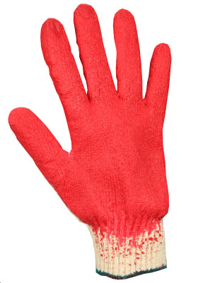 Перчатки оранж облитые Зима