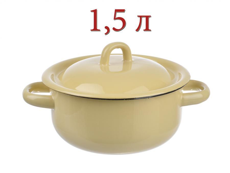 Кастрюля 1,5л 2с15/1 цил палев б/рис 