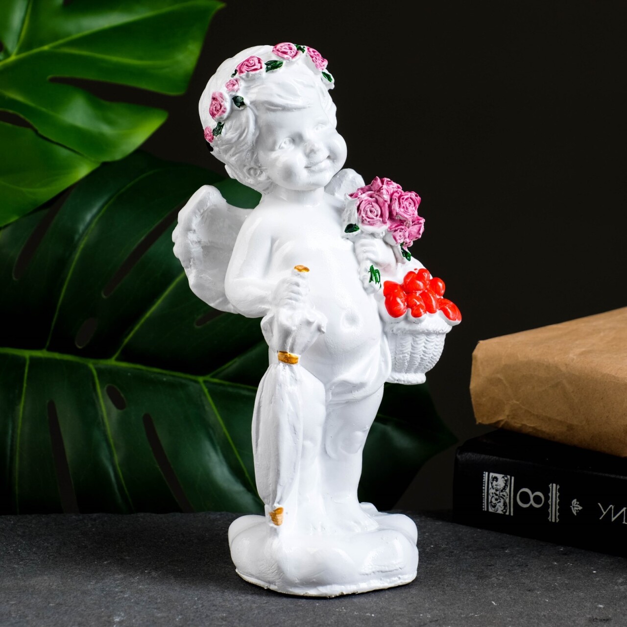Фигурка "Ангел с зонтиком" 22*10см 7186972
