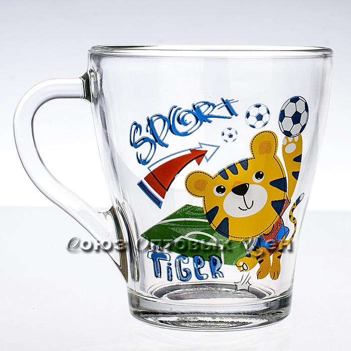 Кружка 250мл 12с1649 Грация Спортивная тигрята 