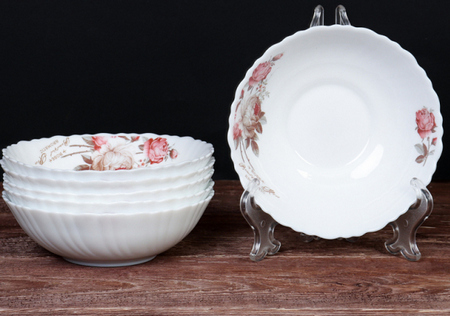 Тарелка суповая 480мл 155мм Чайная роза TW-60XN 6916/ 710880