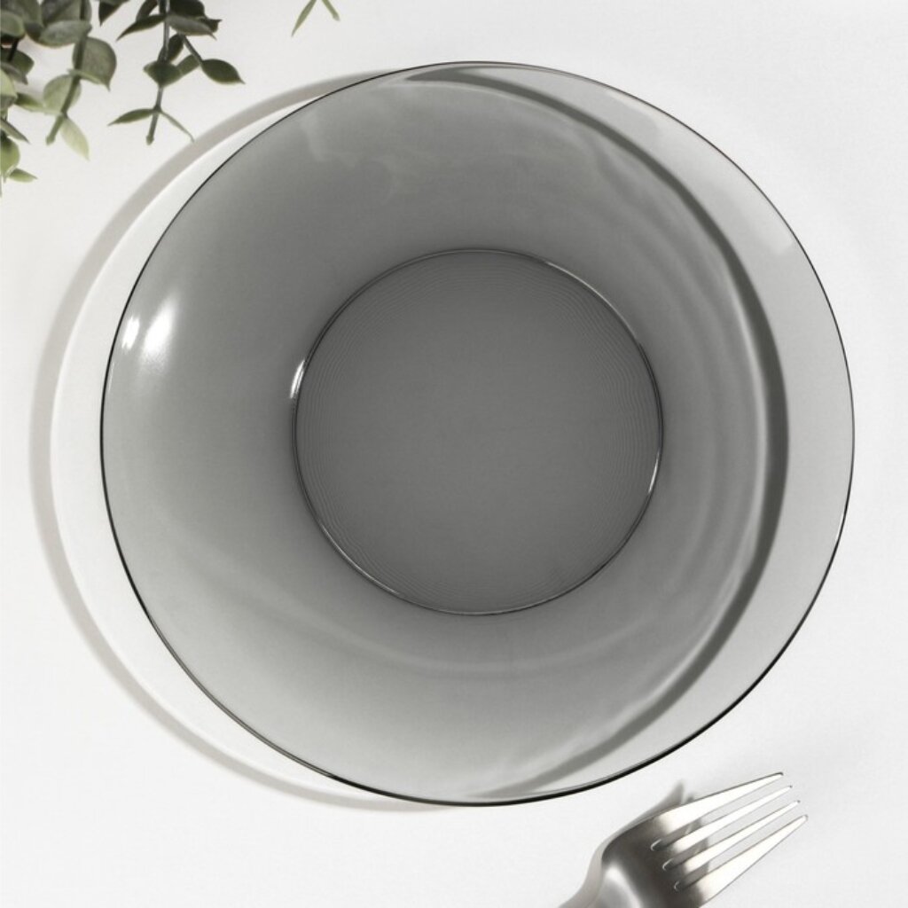 Тарелка 20,5см десерт Дым LAVA GREY 62543