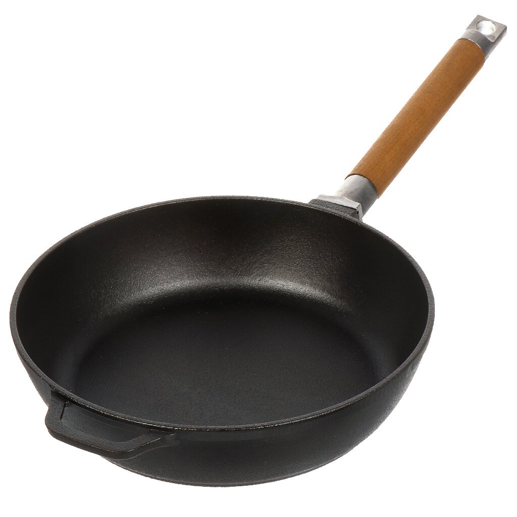 Сотейник чугун 24см Гардарика 0324 съем.ручка