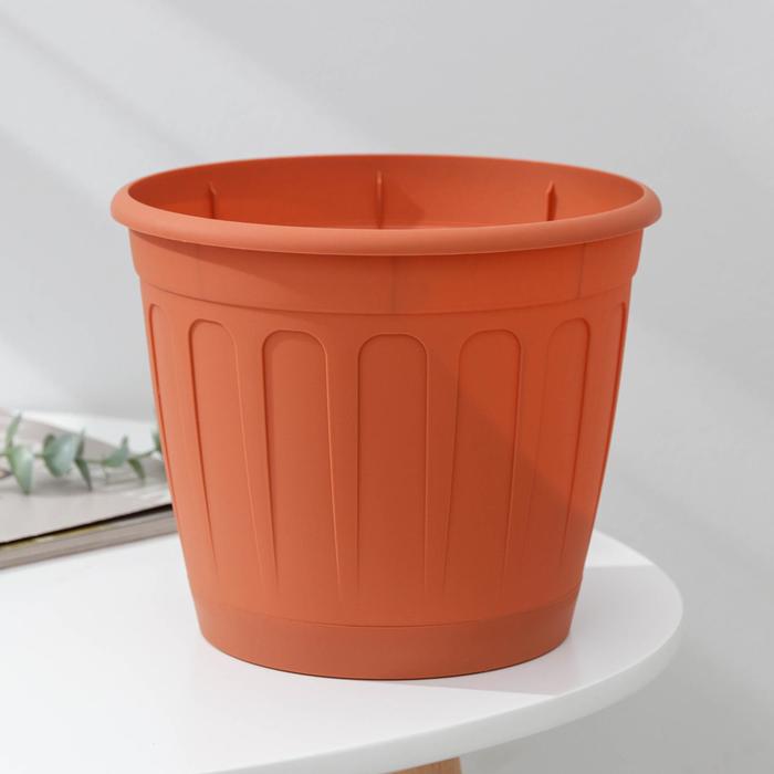 Кашпо 3,6д Д20,1см Дионис Корич М8248