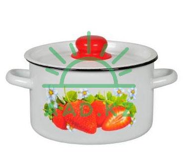 Кастрюля 4,5л Клубника садовая 1с17с