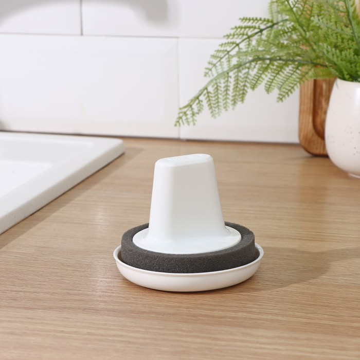 Щетка д/посуды с подставкой 9381464