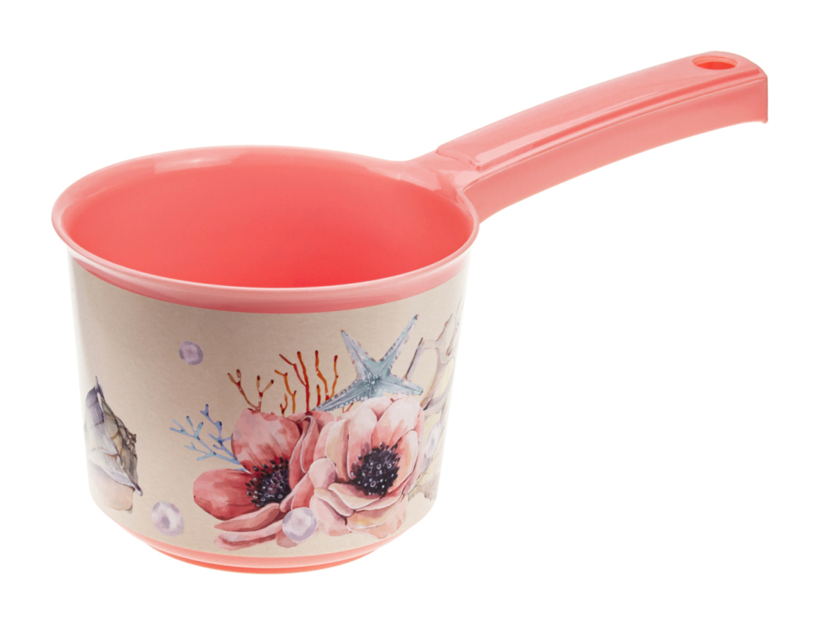 Ковш 1,0л Деко Каменная роза М1217