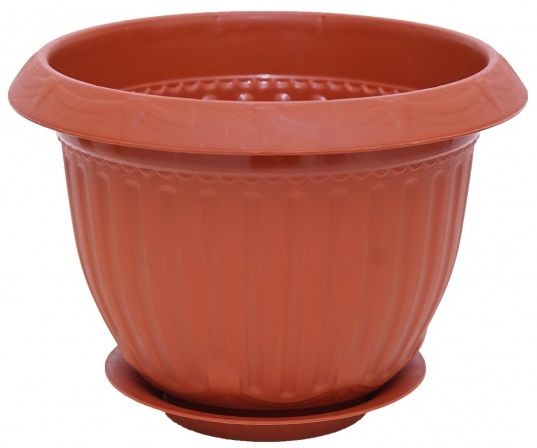 Кашпо Байкал 2,0л терракот 1038