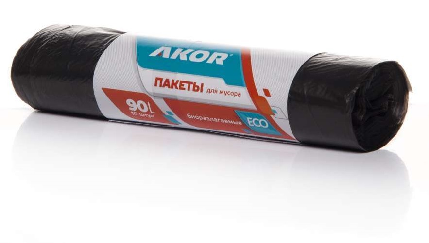 Пакеты д/мусора БИО 90л 10шт 