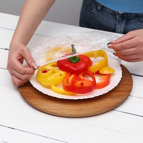 Набор Крышка-пакет пищевая 40см 100шт