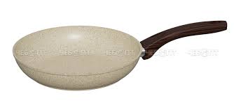 Сковорода 24см Крем.гранит Индукция R-2224