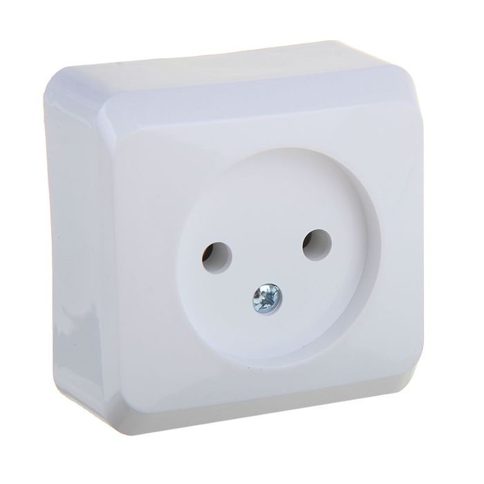 Розетка двойная черная BOLLETO