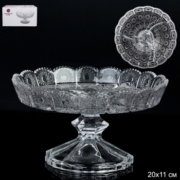 Ваза д/сервировки 20*11см на ножке 635374