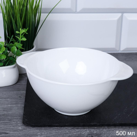 Бульонница 500мл с ручками 738774