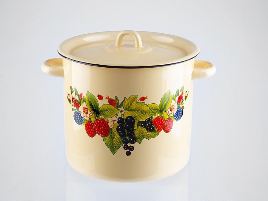 Кастрюля 5,5л цил. дек.палев. С1617.ЗП