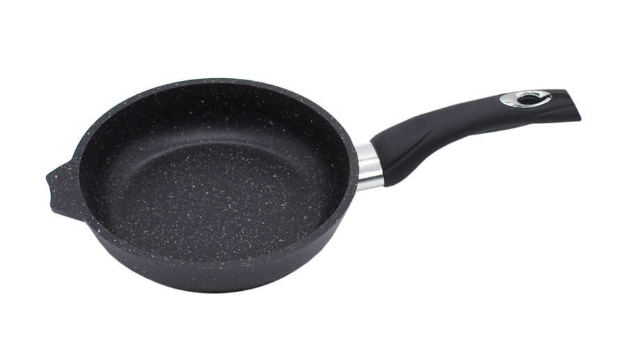 Сковорода 220мм Гранит Black а/п 22701