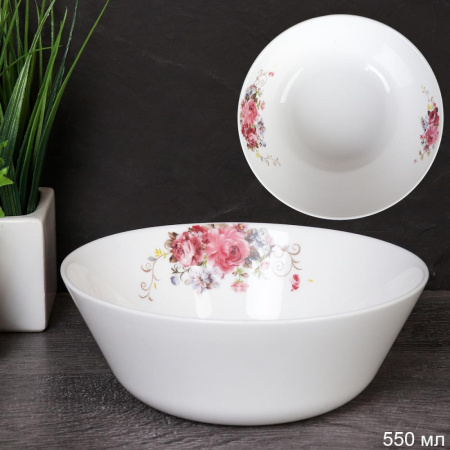 Салатник 550мл 155мм Дэй Розовая композиция 737140