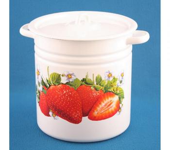 Кастрюля 12,0л Клубника садовая С1624*59