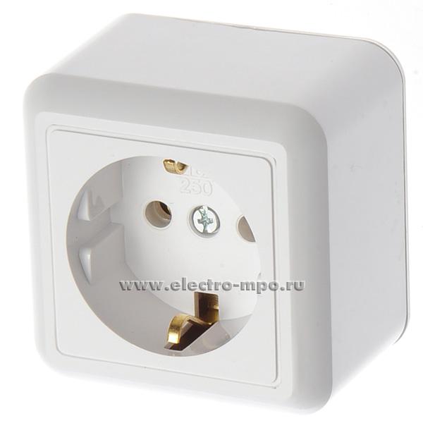 Розетка с/заземлен.16А 