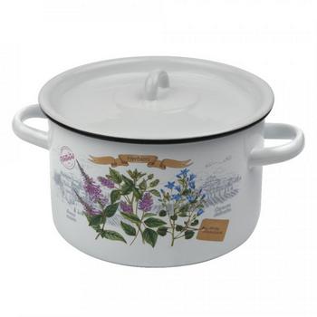 Кастрюля 1,5л Гербарий 1с15с/1