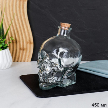 Графин-штоф 450мл Череп 746378